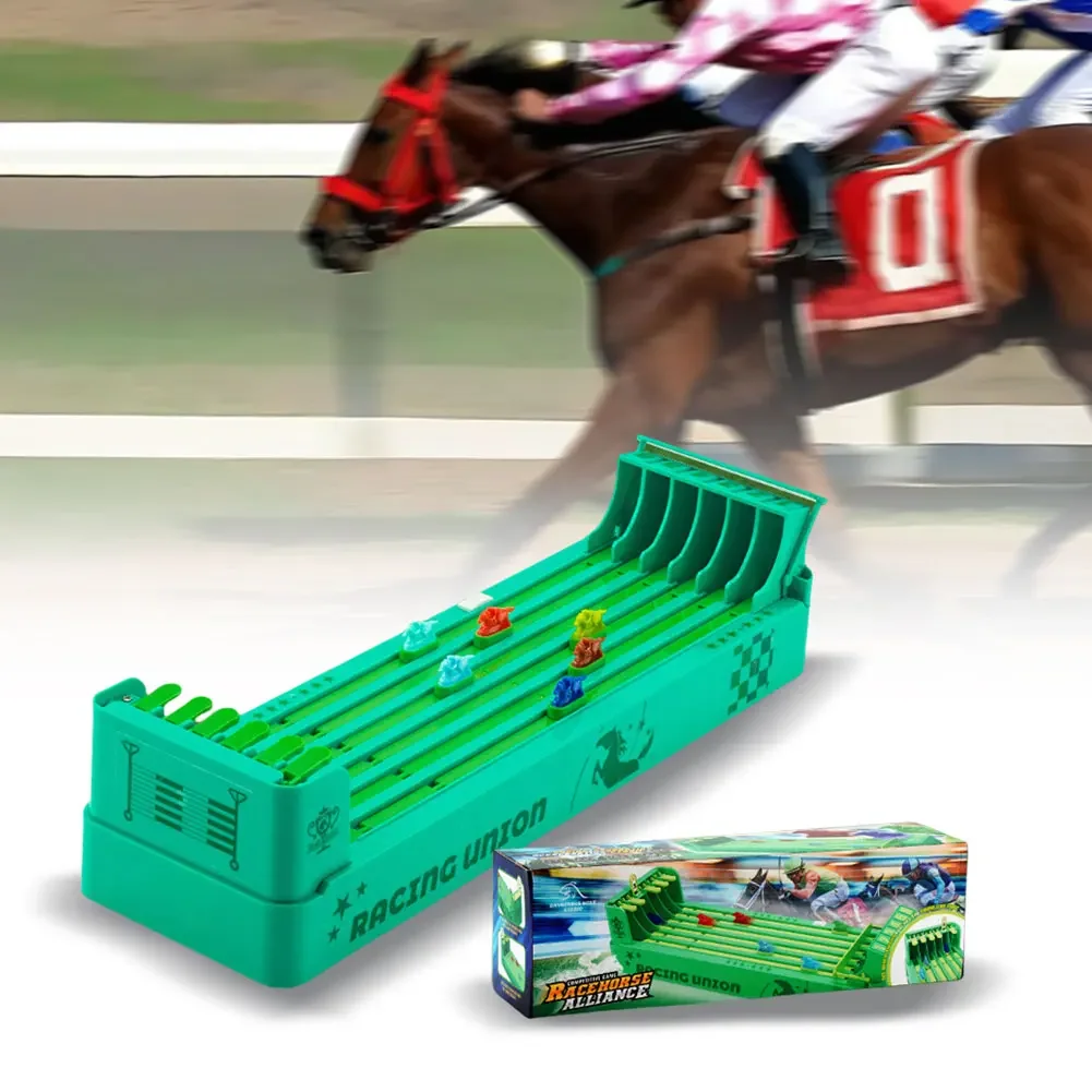 Jeu de société de course de chevaux, jeu de bureau électronique, Machine de course de chevaux alimentée par batterie, jouet interactif de fête de famille