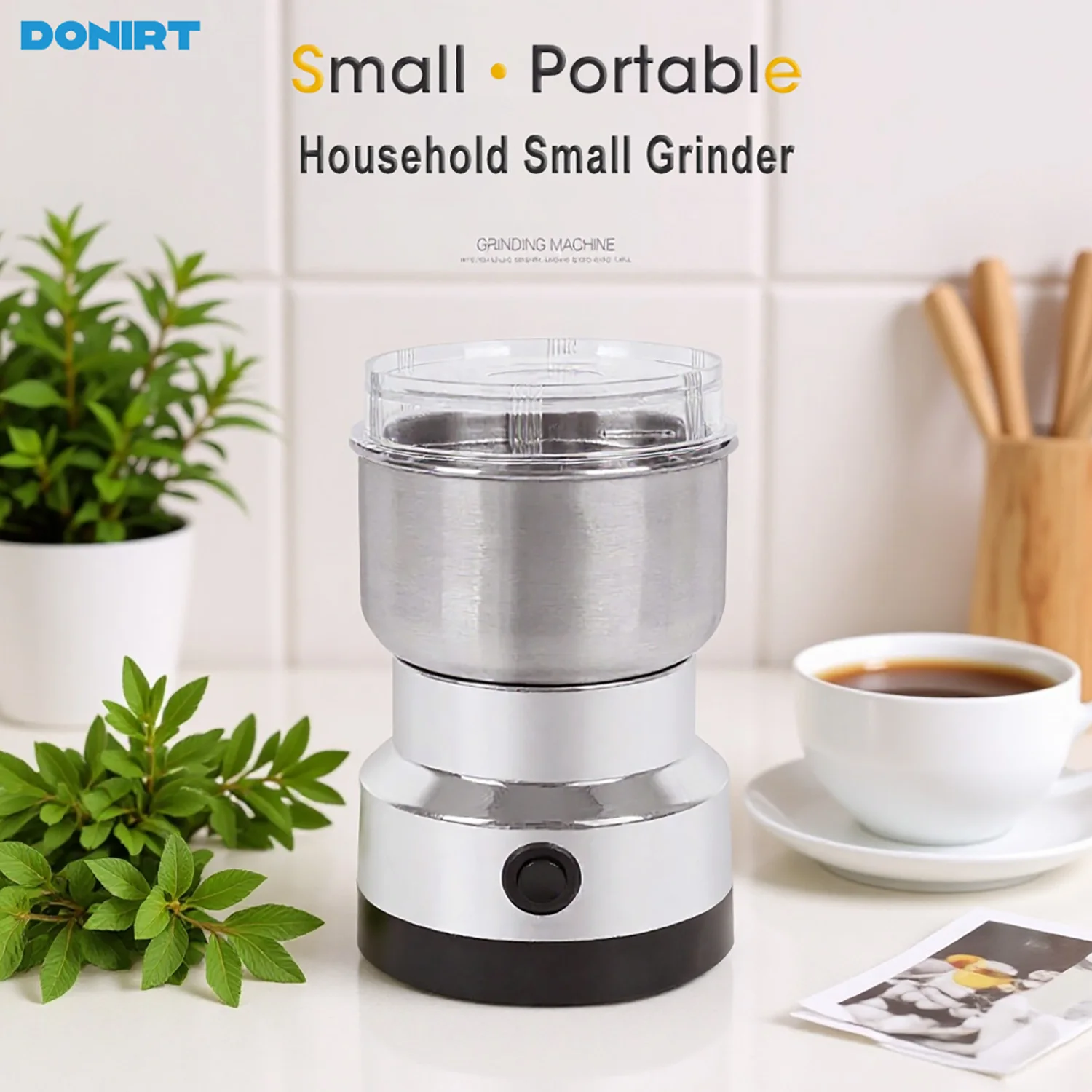 Mini broyeur électrique 4 lames ménage 300ml ultrafin bébé alimentaire pulvérisateur moulin à café épices poivre