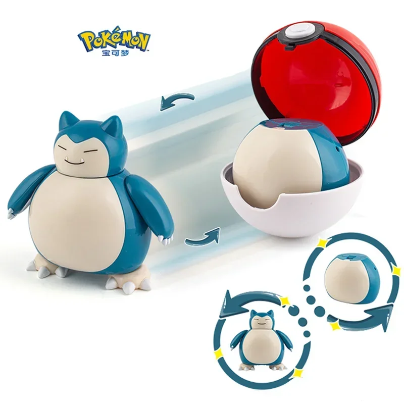 Boule d'elfe Pokemon originale, jouets monstres de poche, modèle Pikachu Gengar, boule d'elfe, Dragonite, ronflement, Lapras, jouet pour enfants