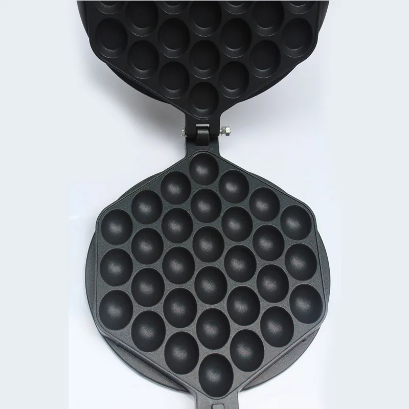 Commercial QQ oeufs bulle boule cuisson gaufrier fer Hongkong gaufre Eggette moule gâteau