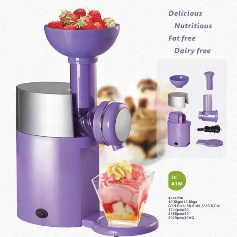 Machine à crème glacée automatique pour cuisine domestique, cône de fruits exécutif bricolage, machine à dessert congelée, zones faites en été, instituts de chaleur, Popsfurniture
