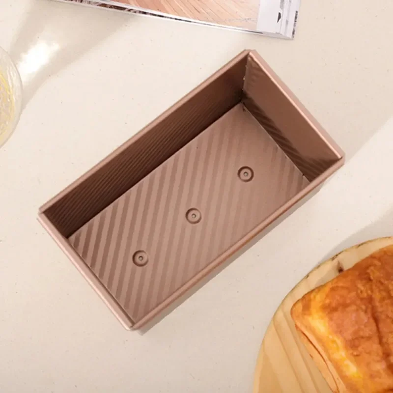 Boîte de cuisson de pain grillé avec couvercle