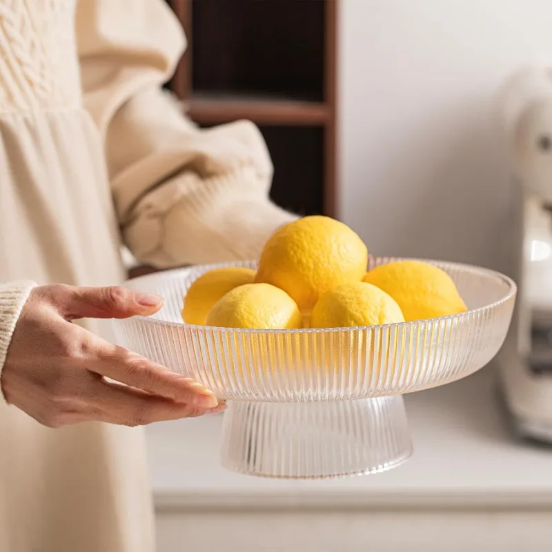 Bol à fruits en verre élégant