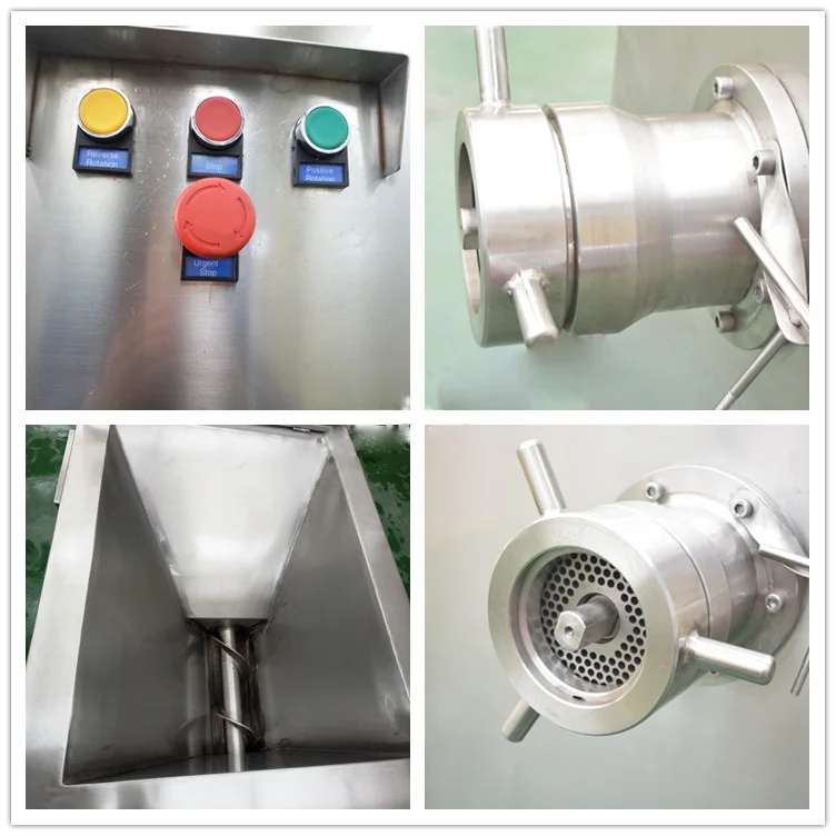 Machine à hacher la viande industrielle robuste et personnalisée