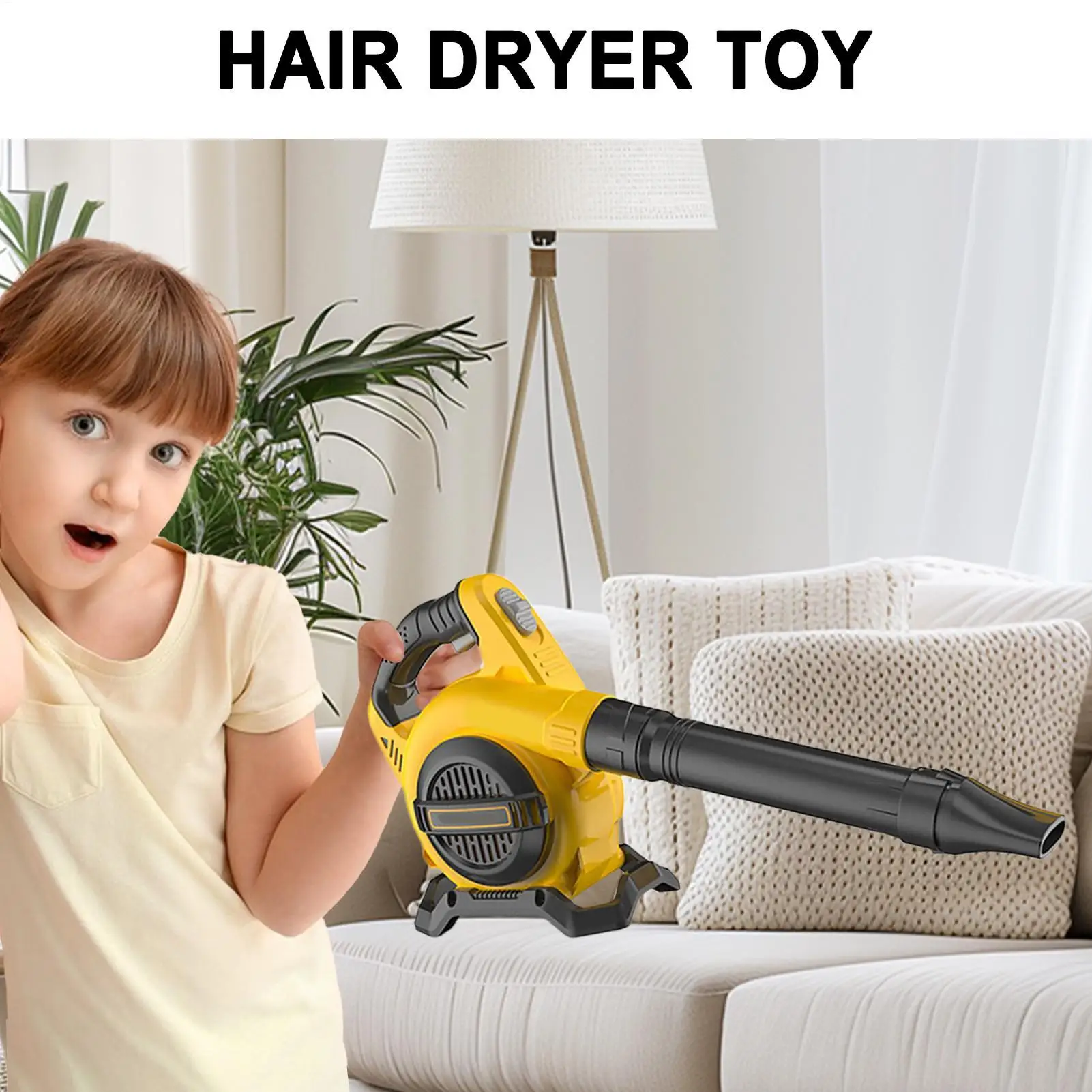 Souffleur de feuilles à piles pour enfants, aspirateur sans fil, collecteur de poussière de feuilles de jardin, collecteur d'ordinateur, souffleur d'air électrique
