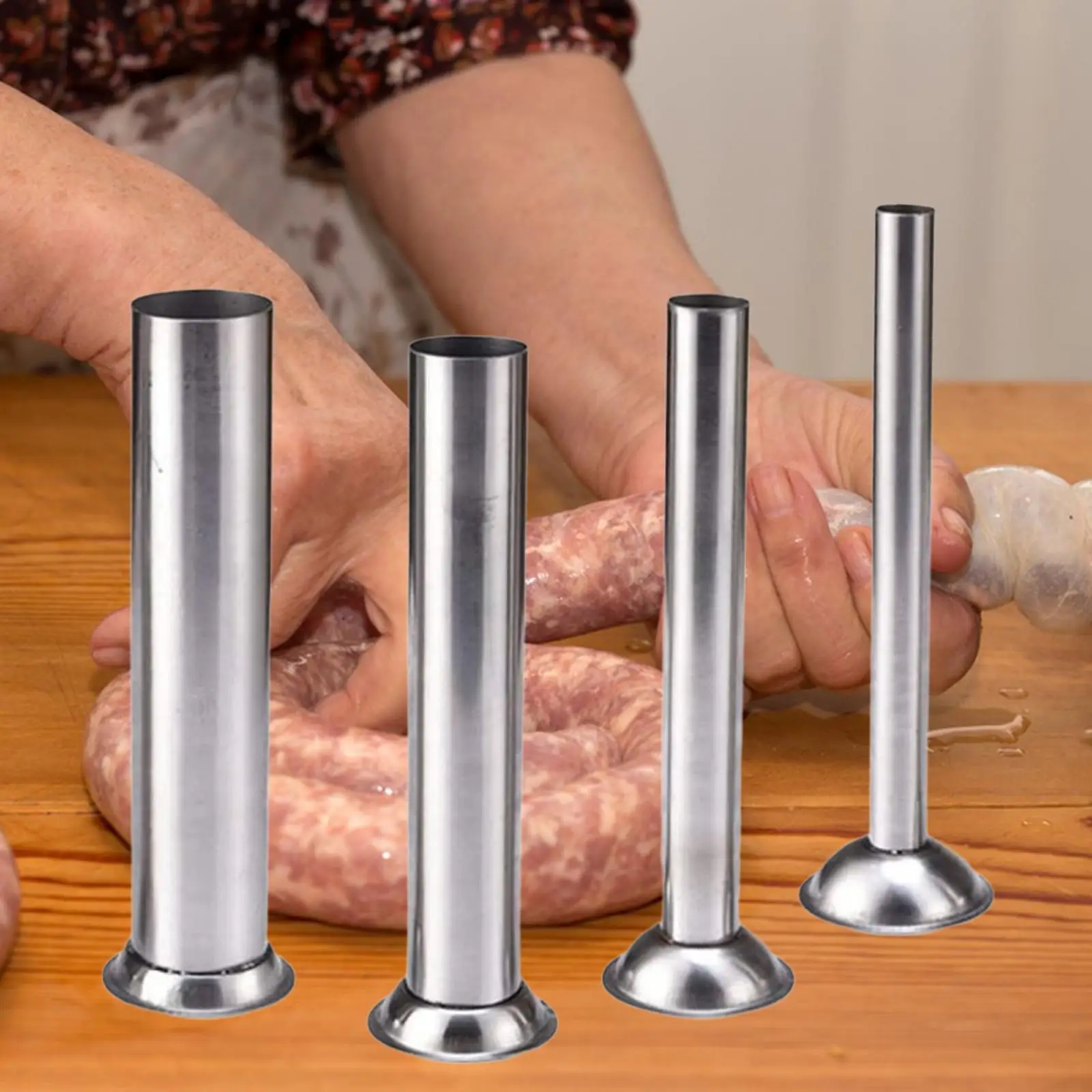 4x Tubes de remplissage pour saucisses