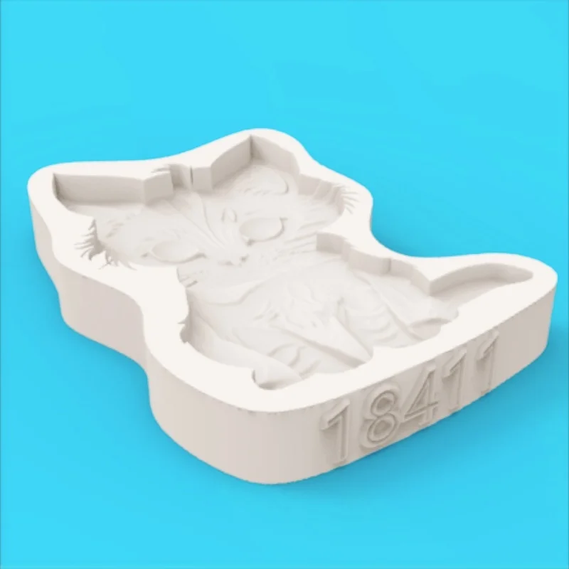Moule en silicone chaton mignon