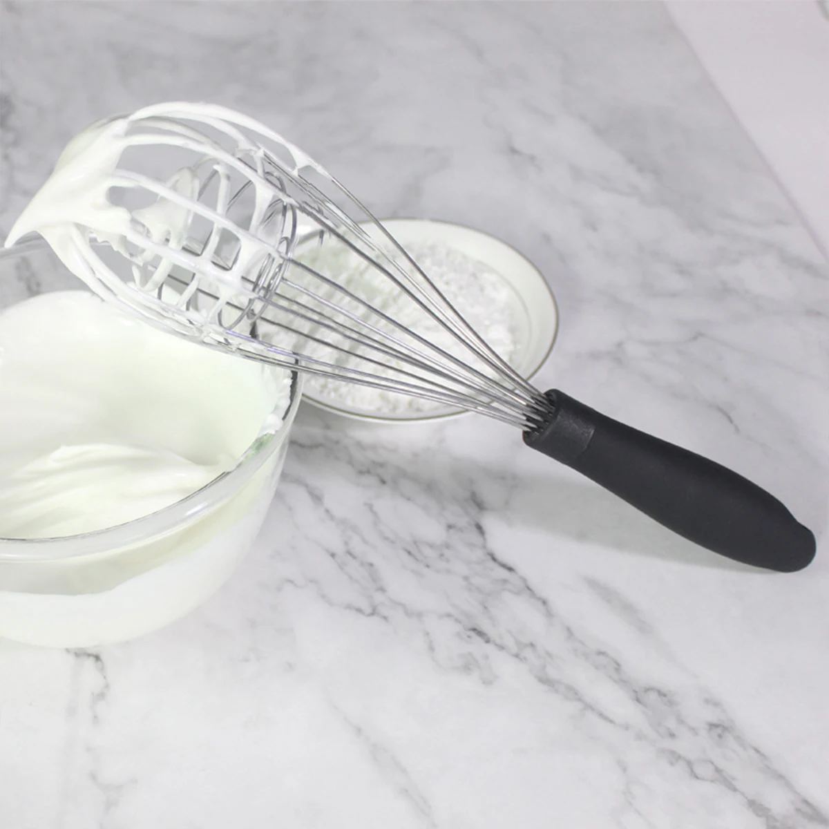 Fouet à ballon pour la cuisine : fouet de cuisine en acier inoxydable