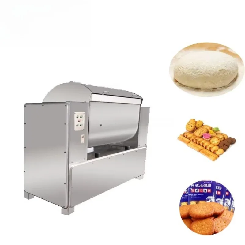 Machine commerciale de mélangeur de pâte sous vide 25kg 75kg Pizza pain gâteau nouilles blé farine mélange