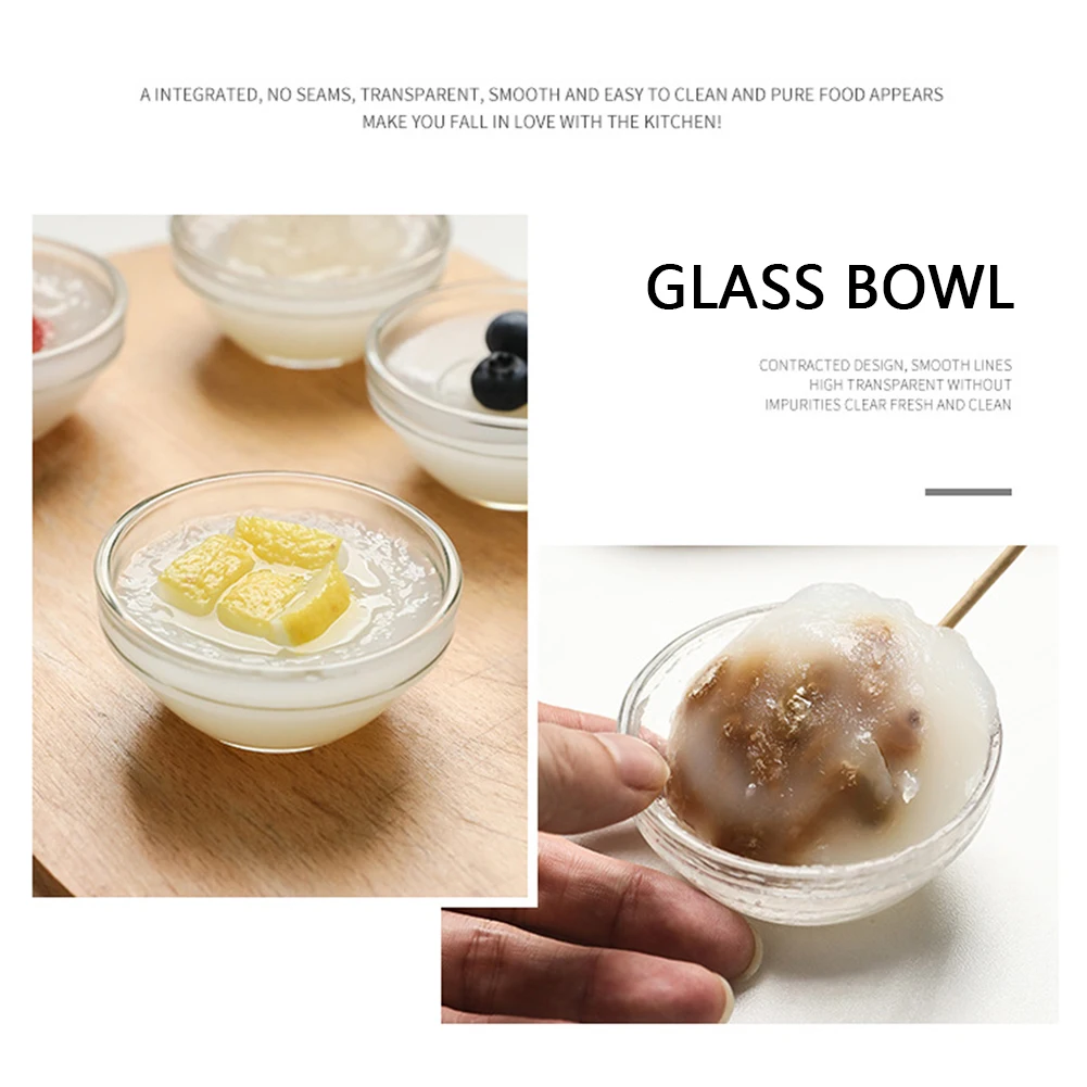 Mini bol en verre multi-usages résistant à la chaleur pour aliments