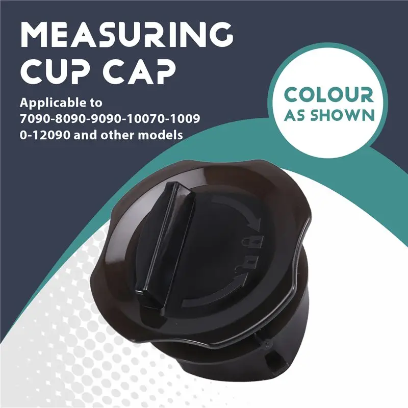 2Pcs Tasse à mesurer avec petit couvercle pour machine de cuisine Cecotec Mambo Chef
