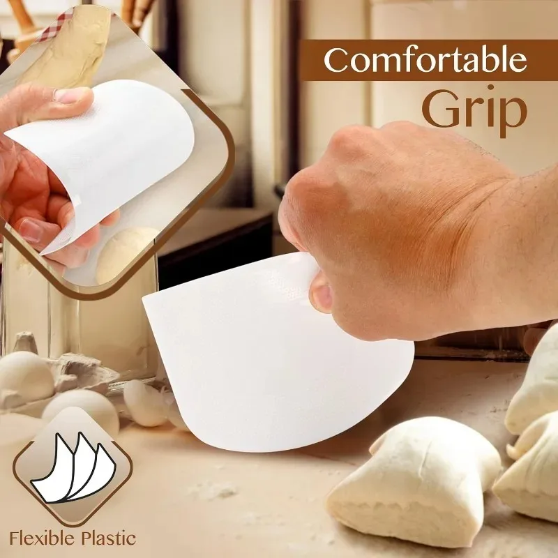 1 pièce Spatule multifonctionnelle à bord lisse pour pâte
