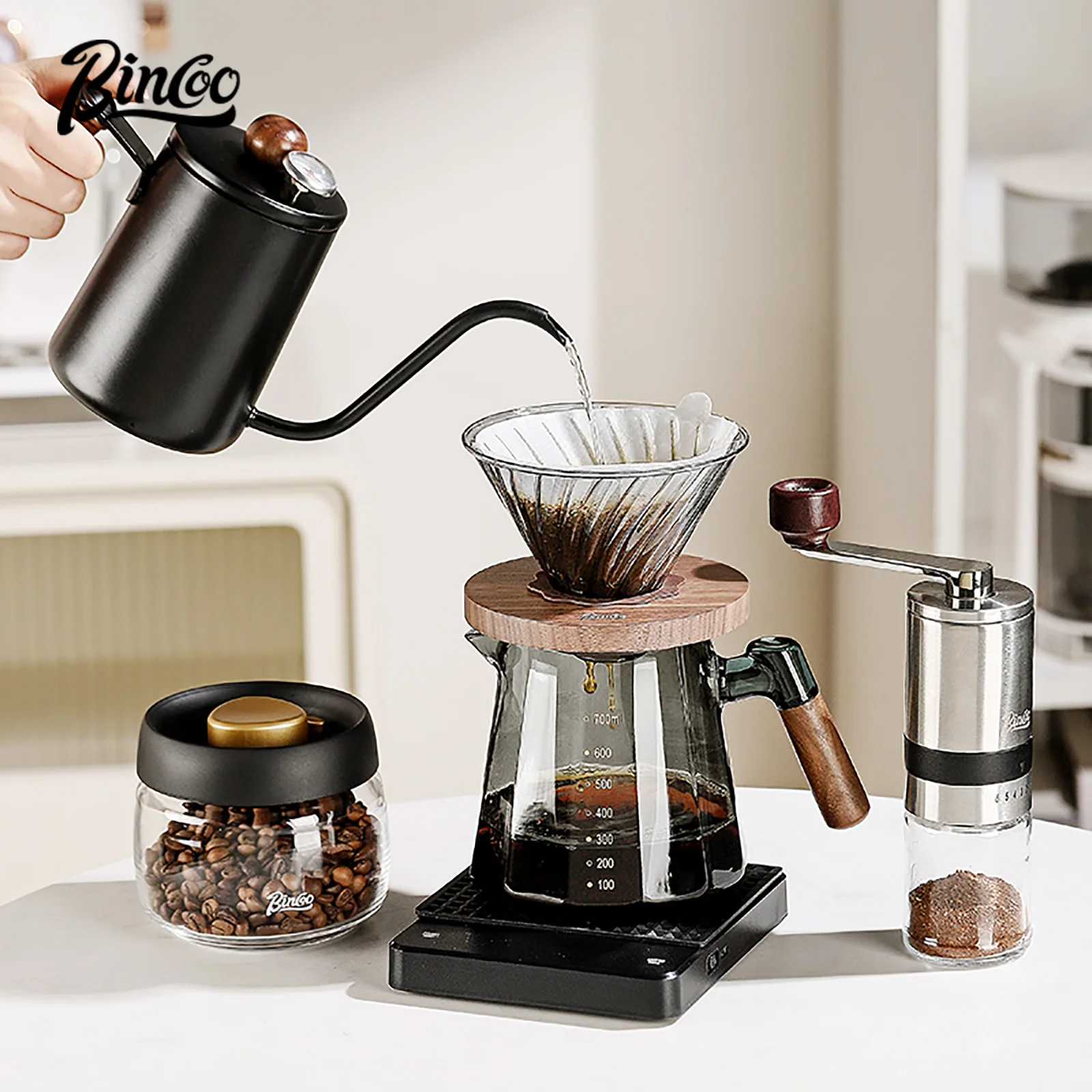 Bincoo – ensemble de cafetière versée