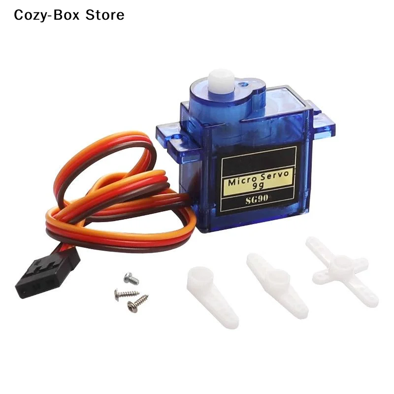 [ZY] 1/3 Pièces Bras de Robot pour Voiture RC, Projet DIY, Micro Servomoteur SG90 9G 180° ° /360 °   Servomoteur numérique 5V [ZY]