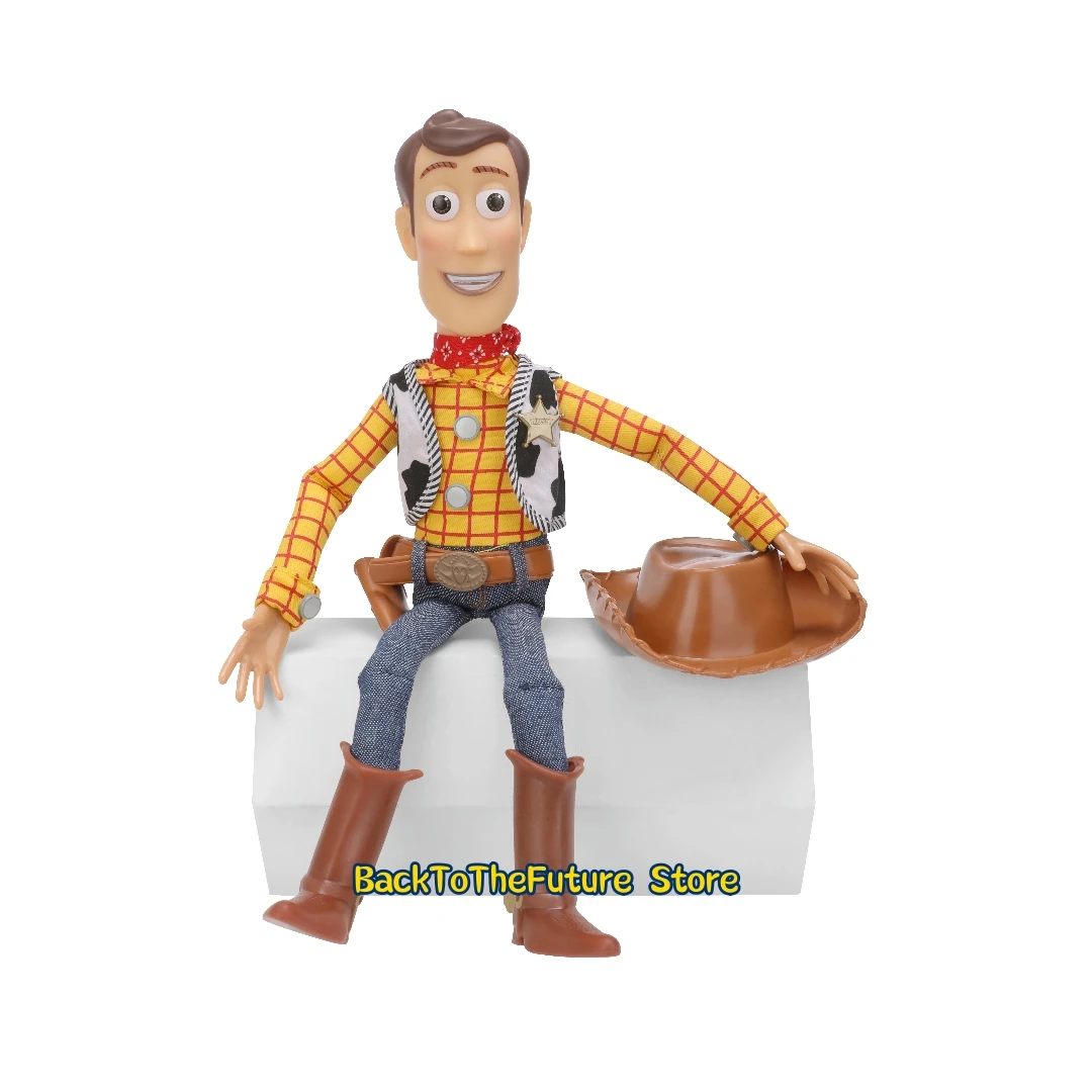 Figurines d'action parlantes Disney Woody et Jessie, collection de décoration anime, jouet sonore, modèle cadeau