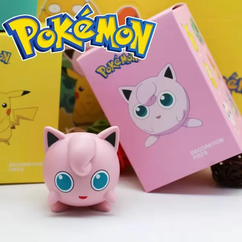Figurines d'anime Pokemon, jouets Pikachu, modèle Charmander Psyduck Squirtle Jigglypuff Bulbasaur Kawaii, poupées à collectionner, cadeau pour enfants