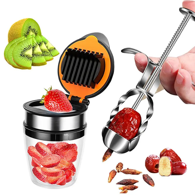 Harvey-Mini coupe-fruits en acier inoxydable