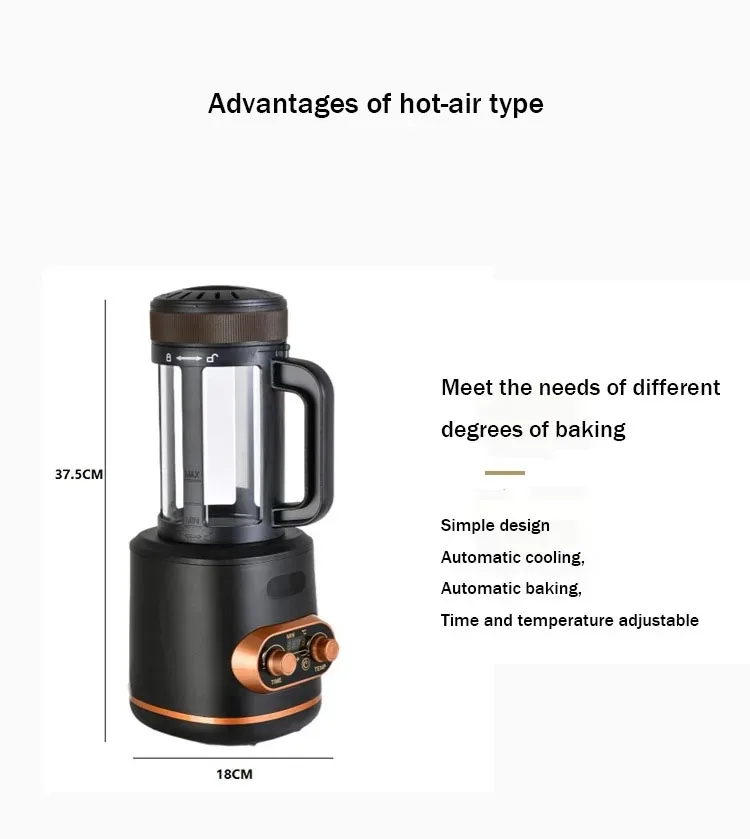 Nouveau Torréfacteur électrique de grains de café 220V