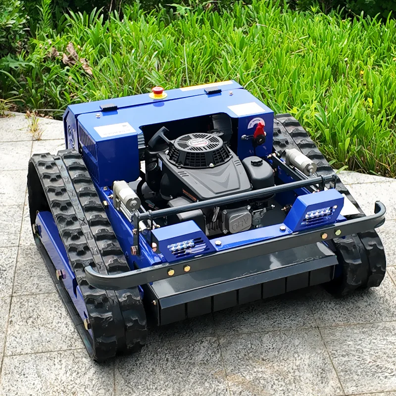 Robot tondeuse télécommandé personnalisé, largeur de coupe 550 mm, zéro-turn, pour l'entretien forestier et le jardin
