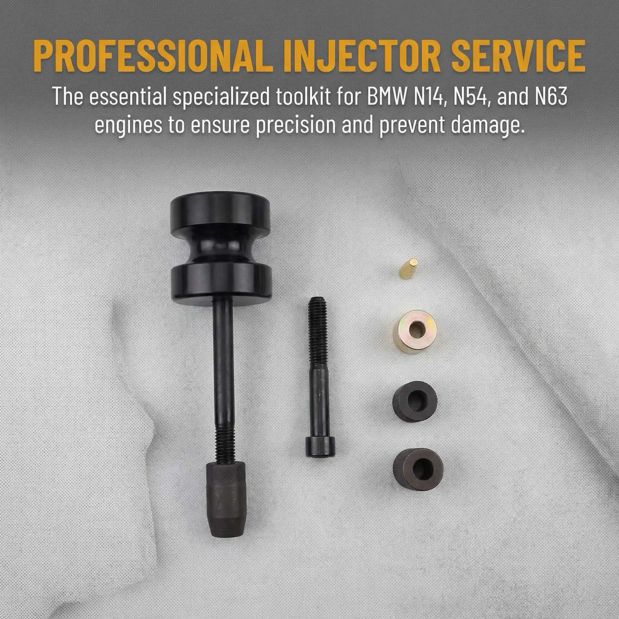 Extracteur d'injecteurs et kit d'installation de joints en téflon pour moteurs BMW N14 N18 N54 N63