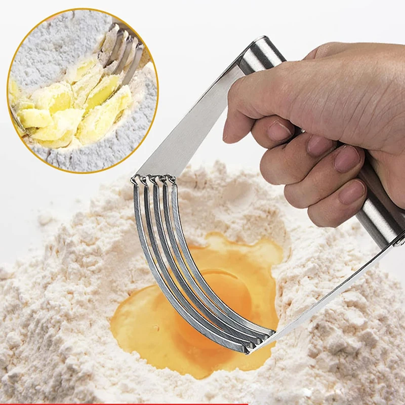 Mélangeur de pâte manuel en acier inoxydable