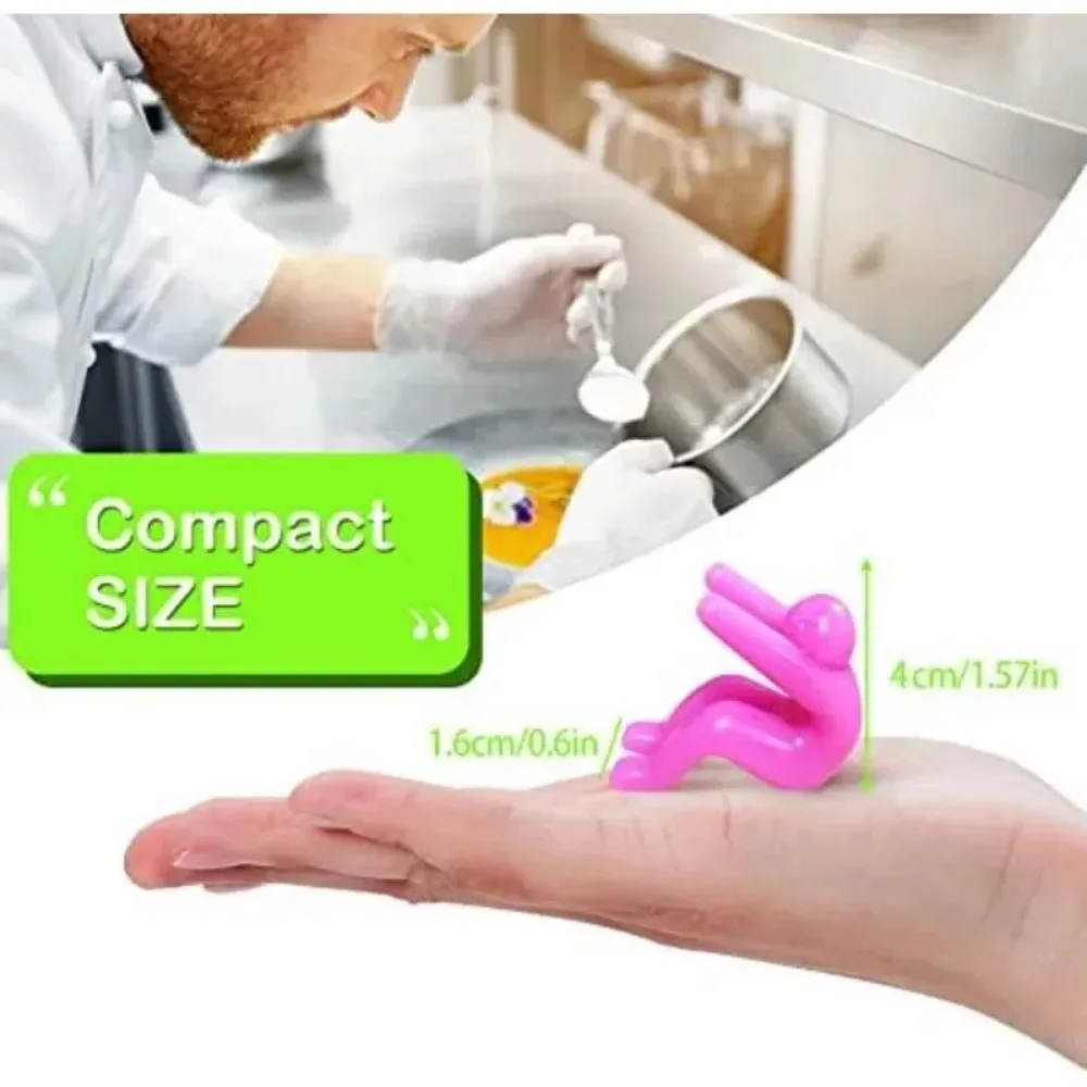 Lot de 6 supports anti-débordement pour couvercles de casseroles