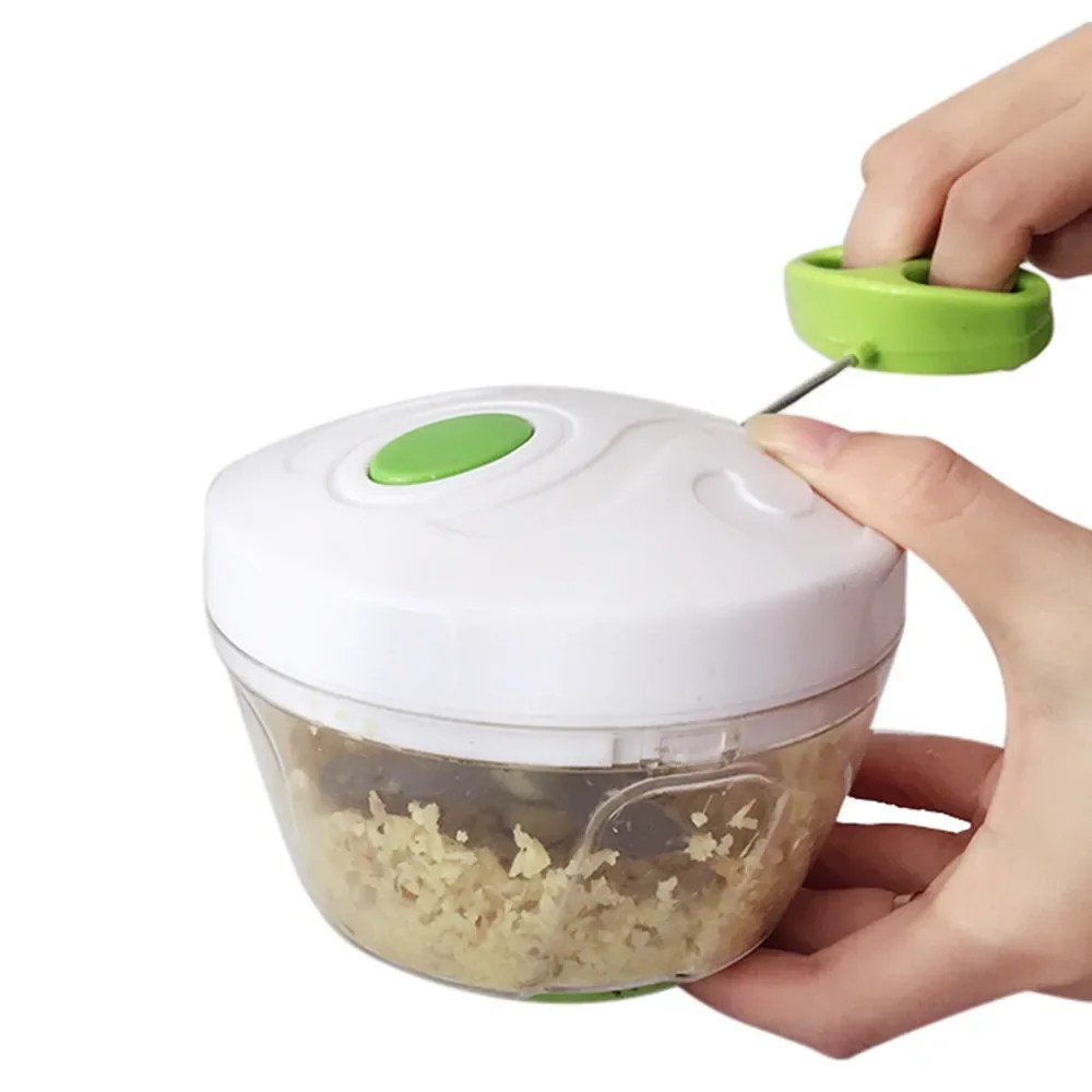 Haute qualité manuel corde alimentaire hachoir à main processeur Silcer broyeur salade fabricant ail oignon trancheuse Cutte accessoires de cuisine