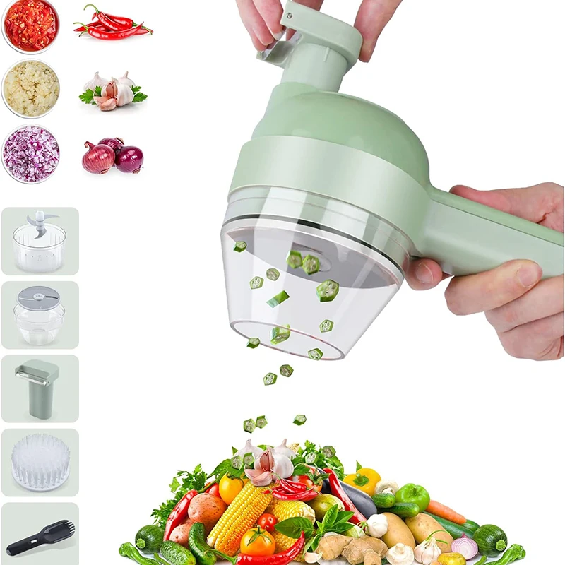 Ensemble de coupe-légumes électrique 5 en 1