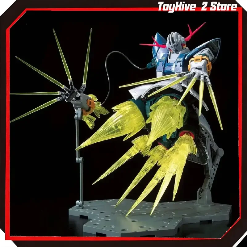 【En stock】 Kit de modèle de robot GG Model RG 1/144 MSN-02 Zeong, figurine d'action avec pièces à effets, base d'affichage, jouet cadeau, nouveau produit