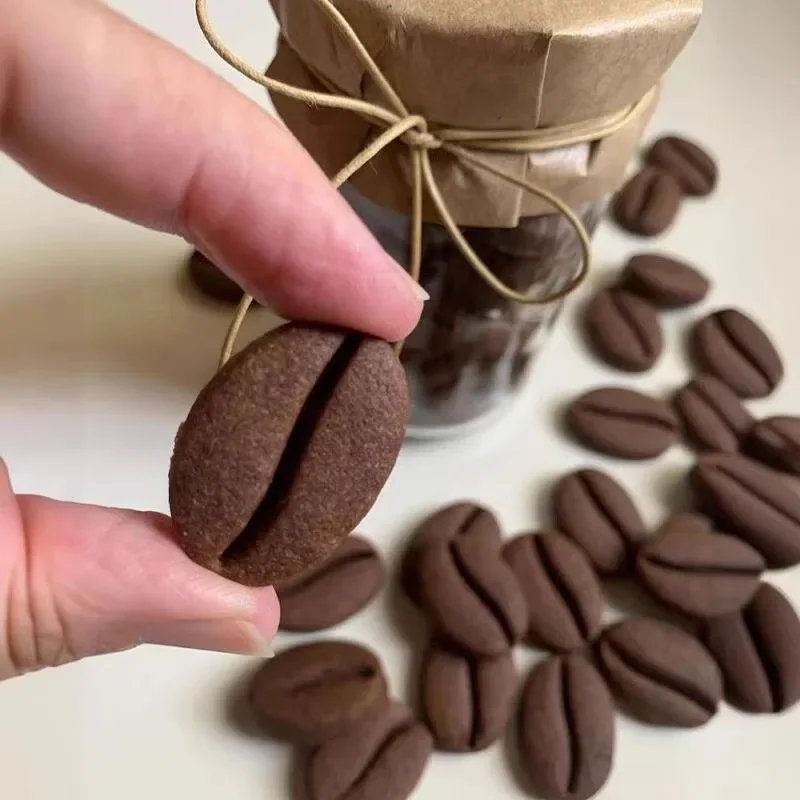 Mignon Mini grain de café Cookie gaufrage timbre dessin animé cadeau