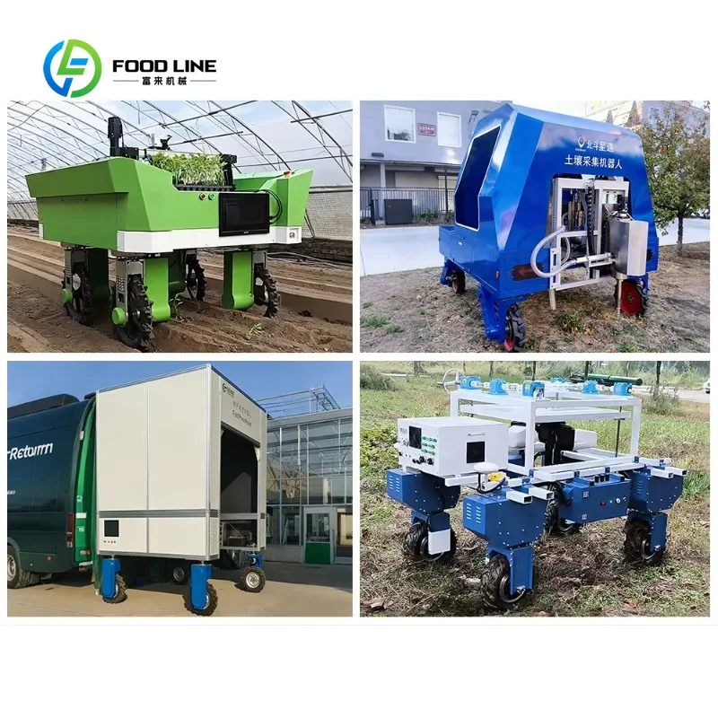 Robot agricole personnalisé pour la récolte, le semis et le désherbage au laser – Plateforme robotique agricole pour la ferme