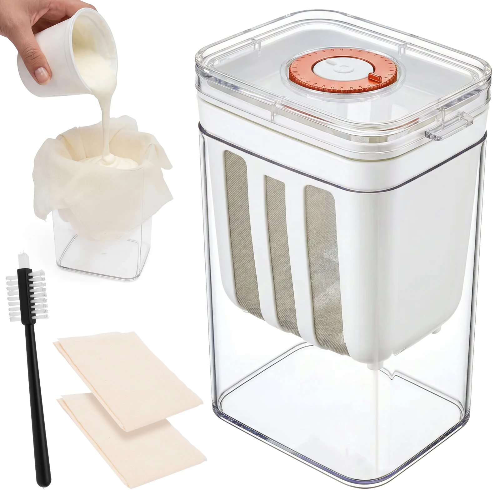 Filtre à yaourt, passoire alimentaire