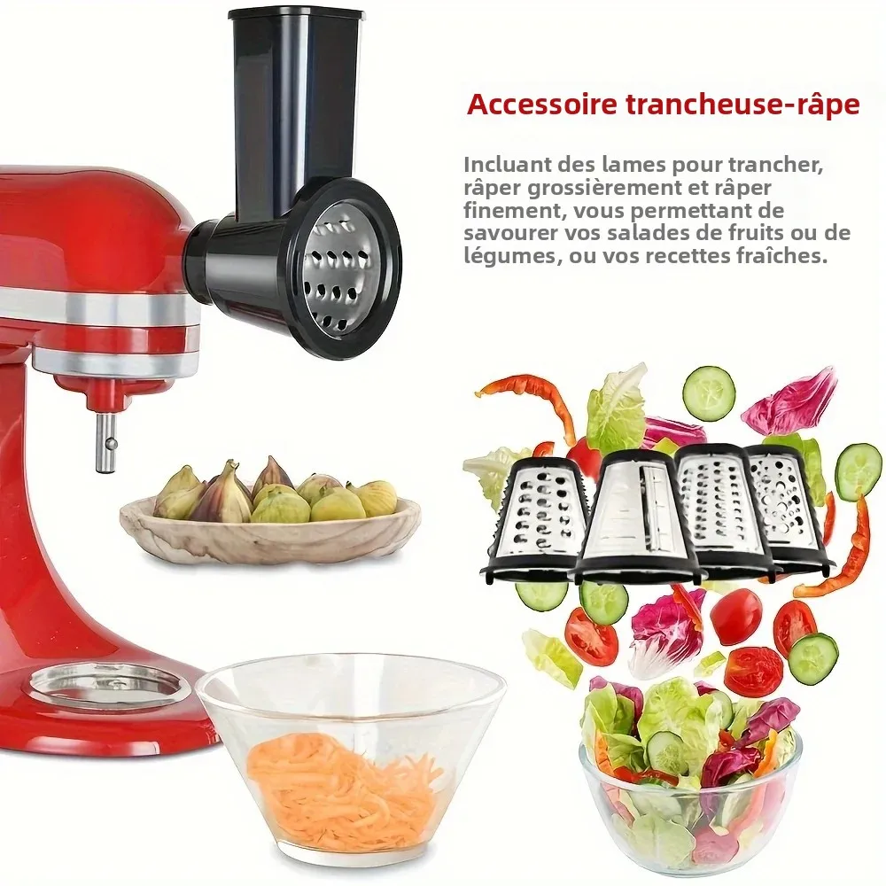 Robot culinaire KitchenAid avec trancheuse et râpe
