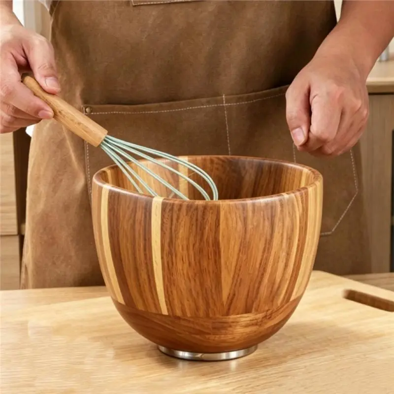 Bol mélangeur en bois pour batteurs sur socle Kitchenaid 4