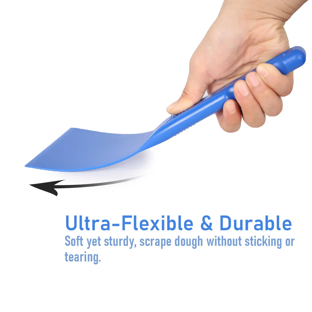Pizzathome grattoir Flexible Anti-chaleur spatule antichoc de qualité alimentaire antiadhésif résistant aux rayures