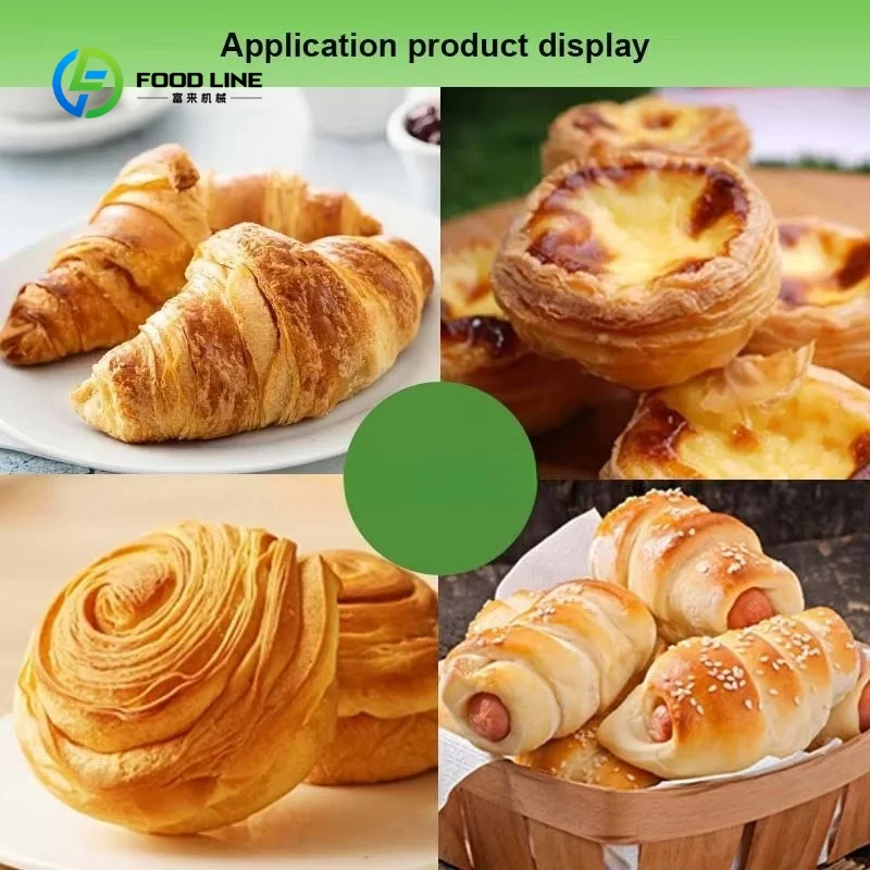 Laminoir à pâte automatique et manuel réversible personnalisé pour croissants