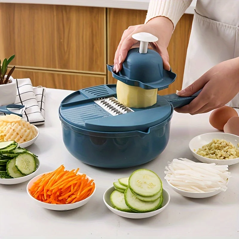 Hachoir à légumes multifonctionnel 9 en 1
