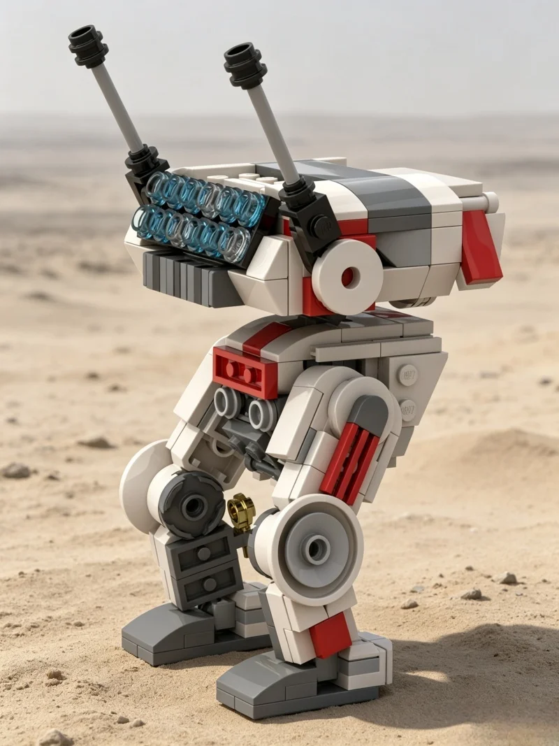 Modèle de robot blanc sur le thème du cinéma, ornement de bureau pour la maison, cadeau idéal pour les fêtes et les anniversaires pour les fans de science-fiction et les collectionneurs de modèles