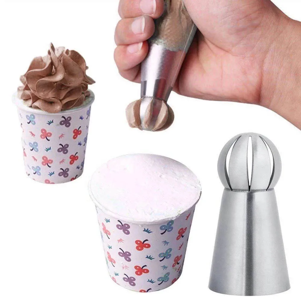 Pointe de pâtisserie en acier inoxydable