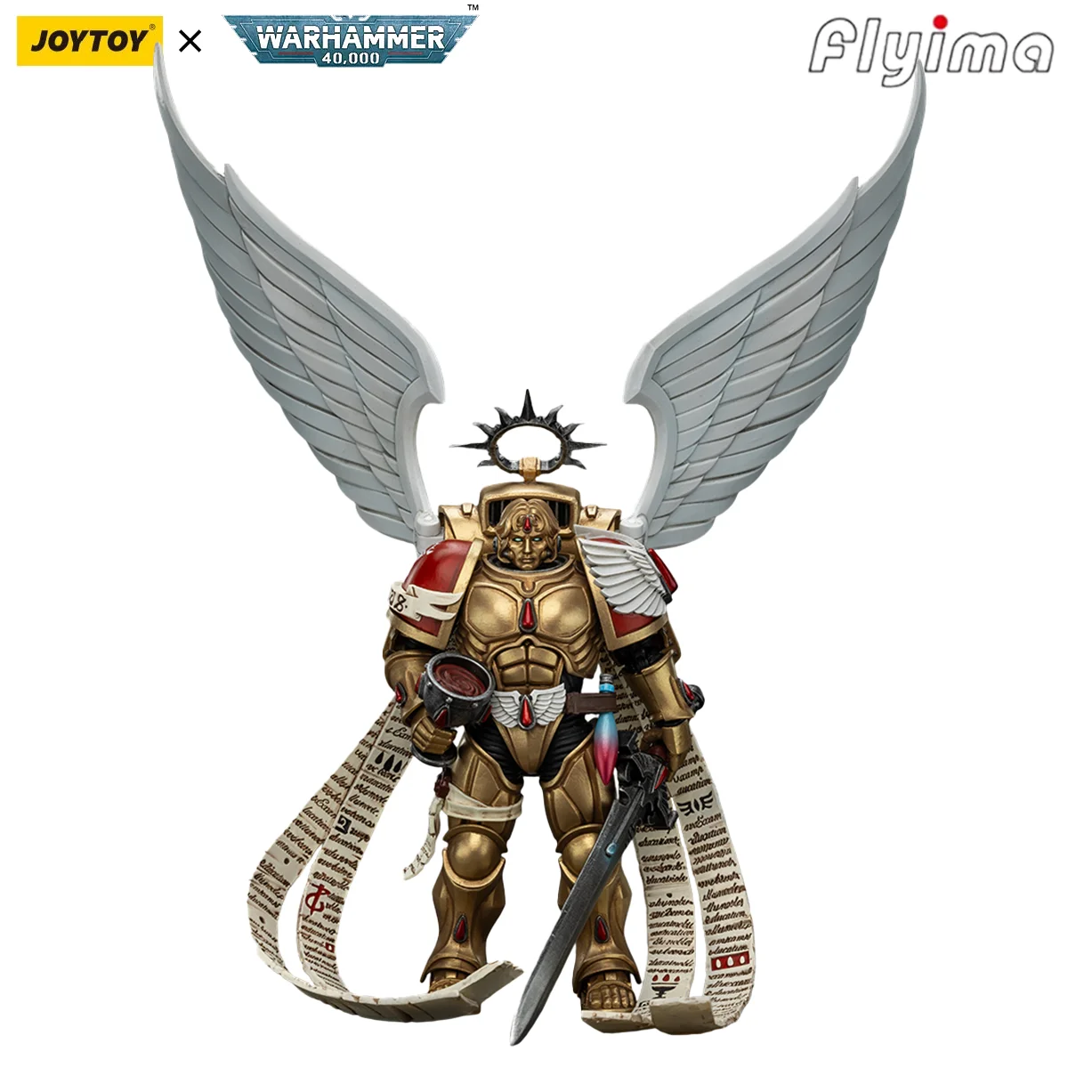 [EN STOCK] JOYTOY Warhammer 40K 1/18 Figurine d'action Dark Angels Deathwing Knight/Blood Angels The Sanguinor/Lemartes NPCS Model