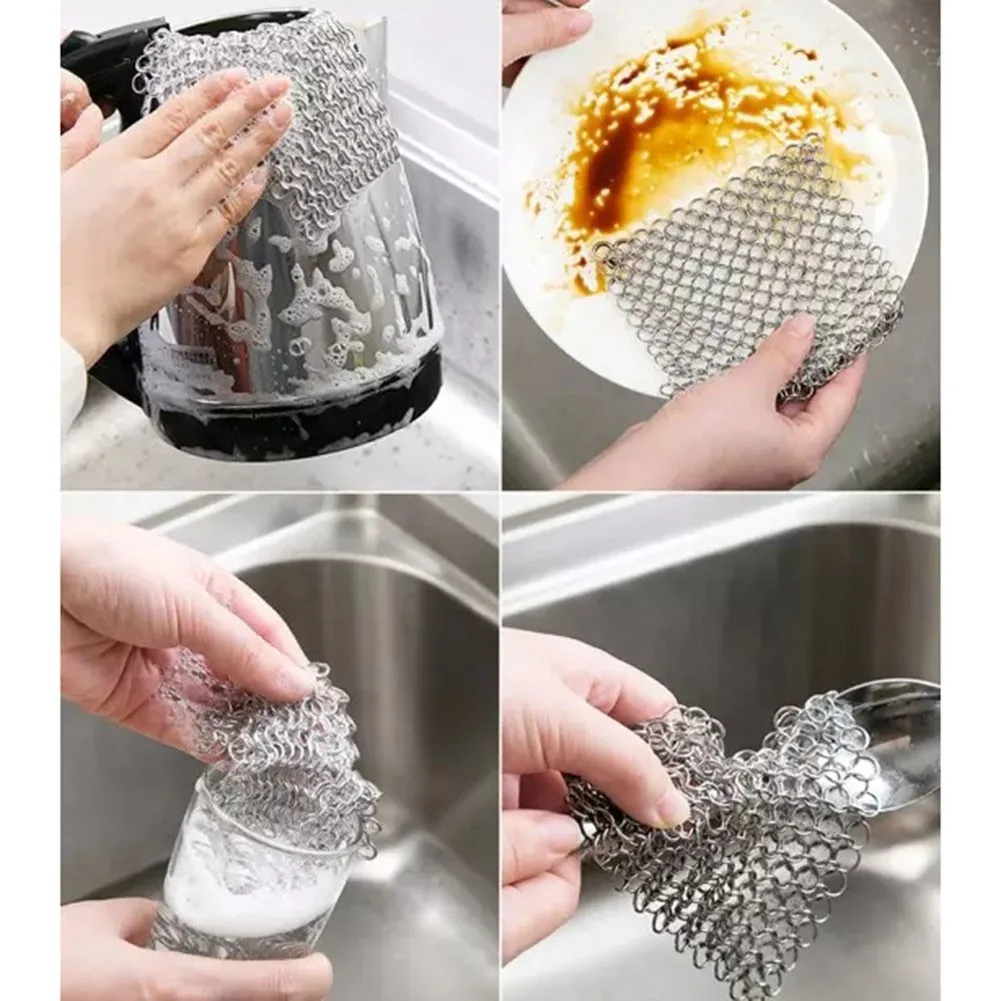 Nettoyeur de chaîne en fonte d'acier inoxydable
