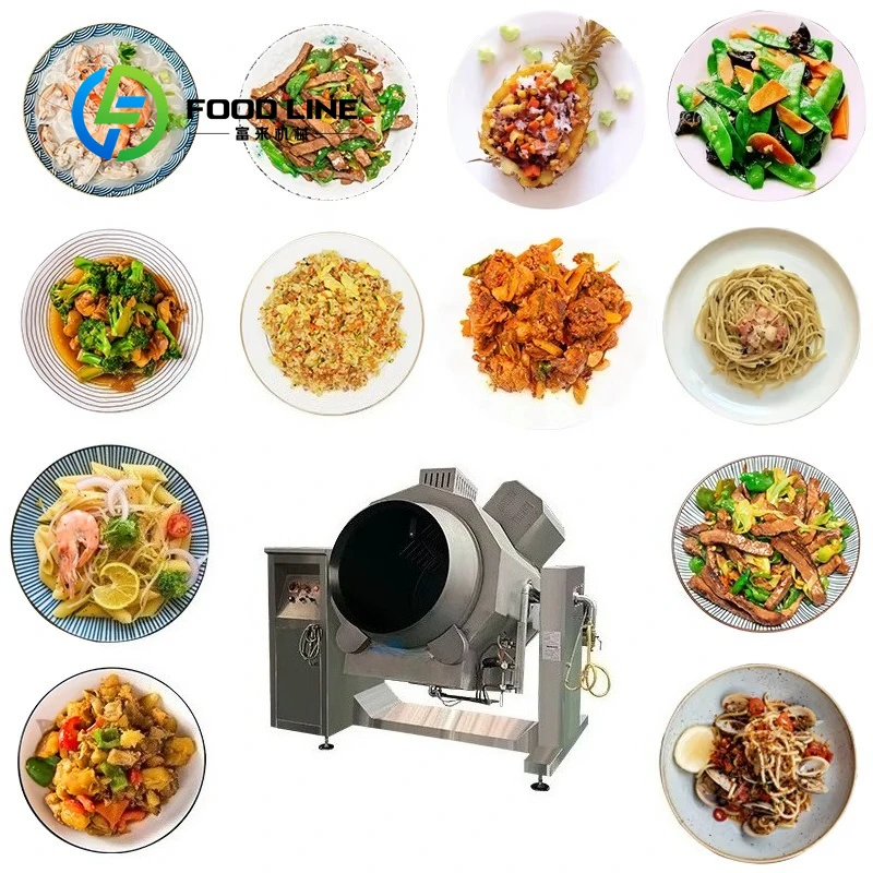 Robot de cuisson automatique intelligent personnalisé pour la préparation de riz frit