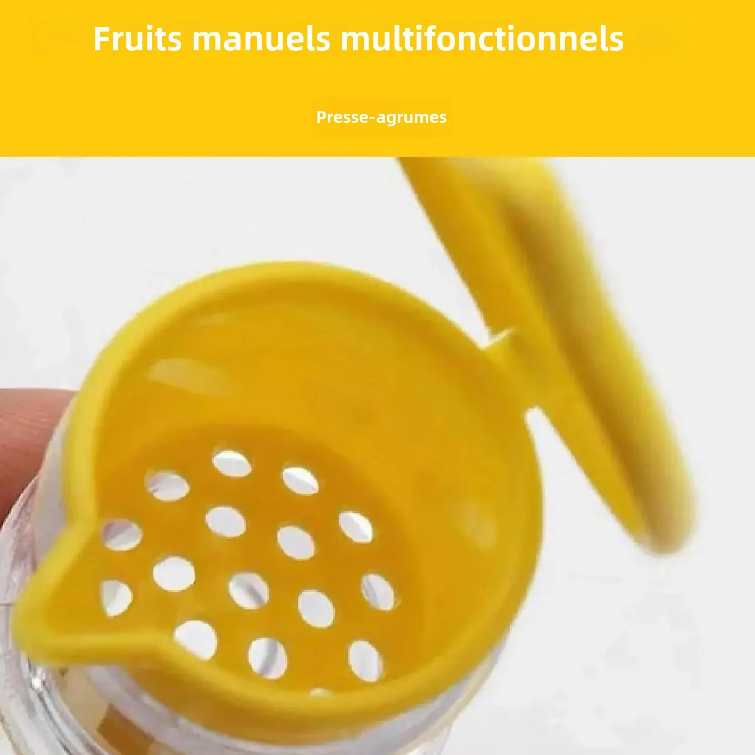 Presse-agrumes manuel en plastique