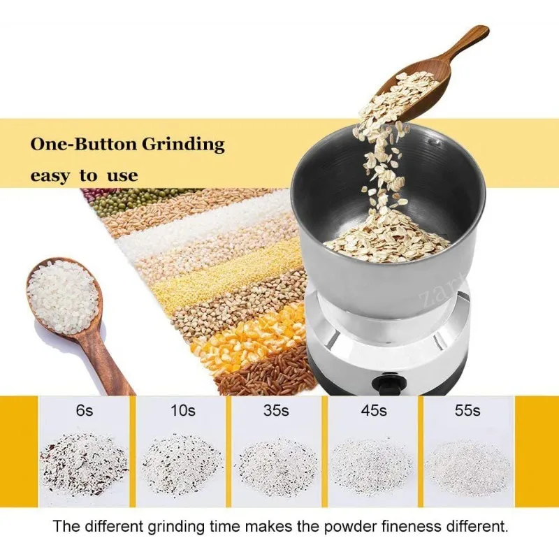 Moulin à café électrique haute puissance cuisine céréales noix haricots épices Grains broyeur Machine multifonctionnel