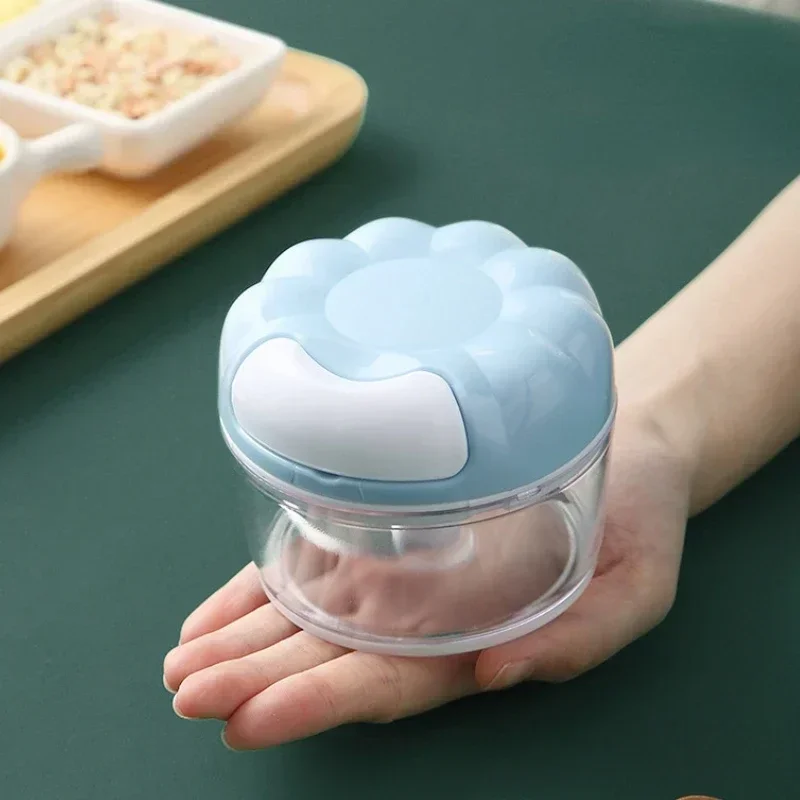 Mini hachoir à ail et oignon manuel multifonctionnel pour cuisine