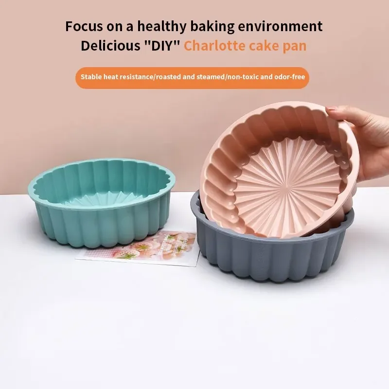 Moule à gâteau rond multifonctionnel en Silicone