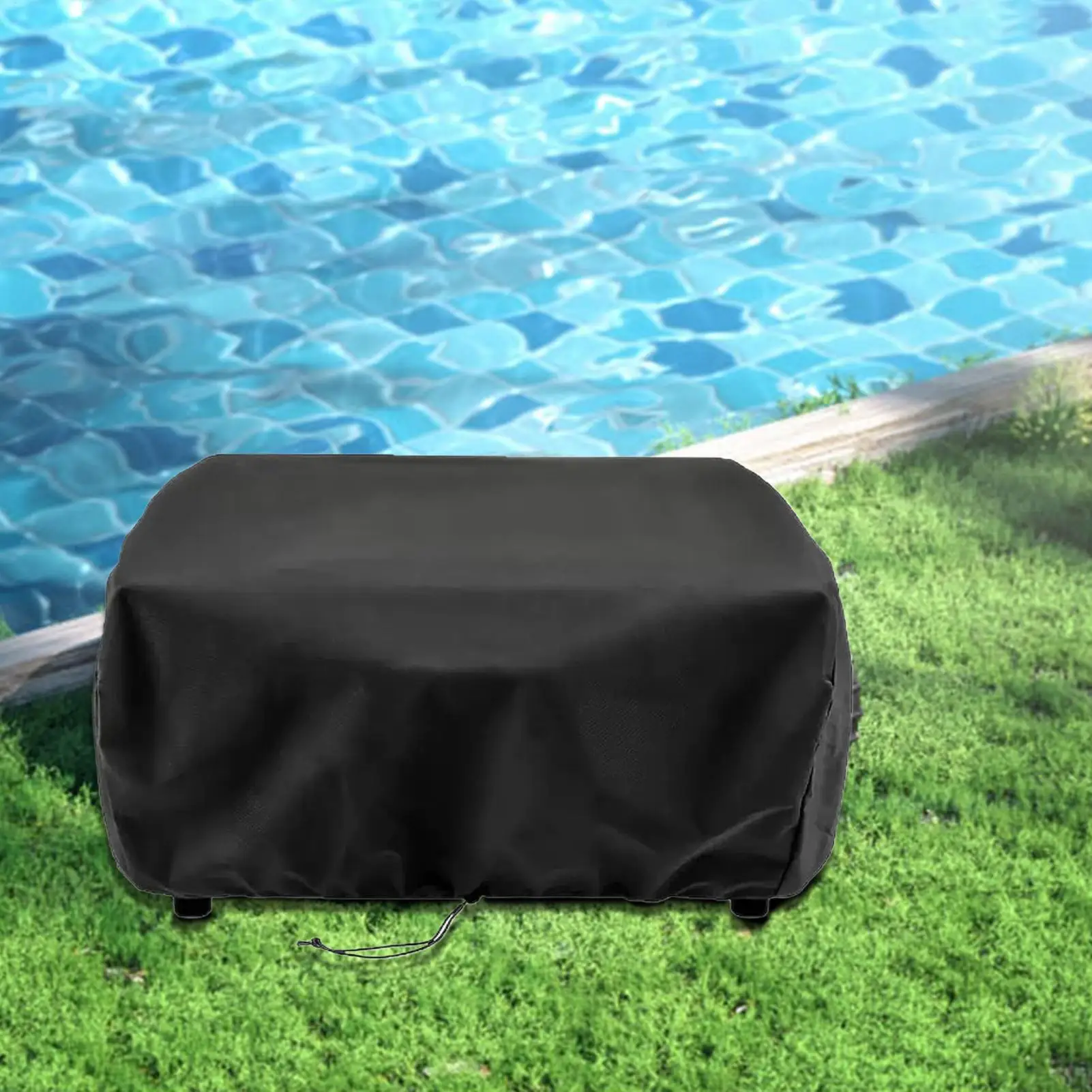 Housse pour robot nettoyeur de piscine en tissu Oxford, imperméable, anti-poussière et anti-UV, pour une longue durée de vie de l'équipement.
