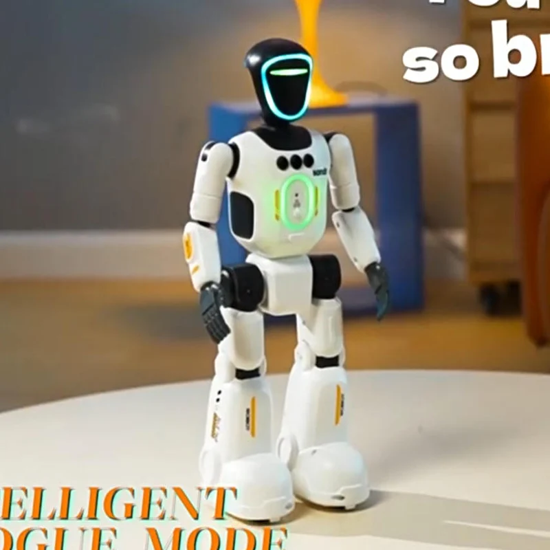 Robot intelligent programmable pour enfants, avec commande à distance, enregistrement vocal, détection tactile, en russe et en anglais, jouet pour garçons, cadeau pour enfants