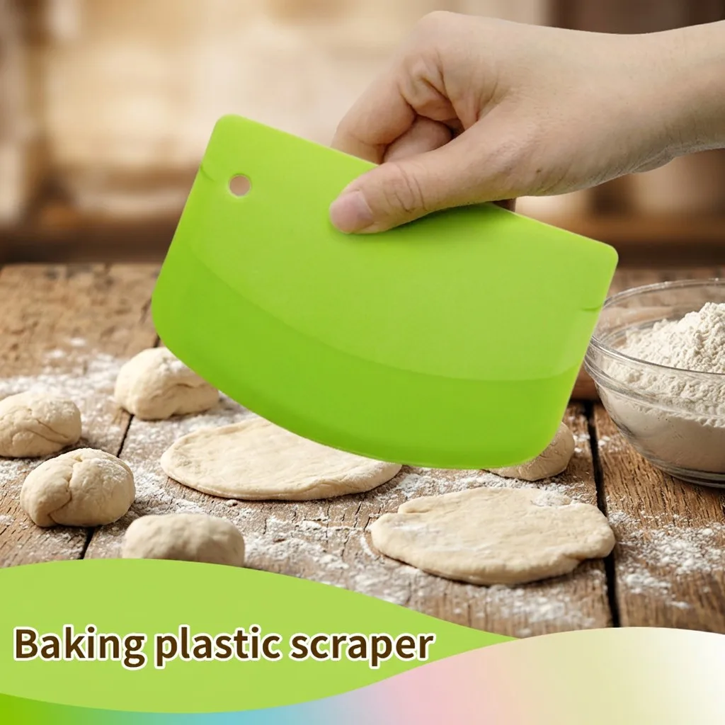 Coupe-pâte multifonctionnel et racloir à bol pour pâte à pain