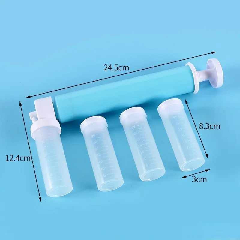 4 couleurs manuel pâtisserie aérographe pistolet gâteau pulvérisateur